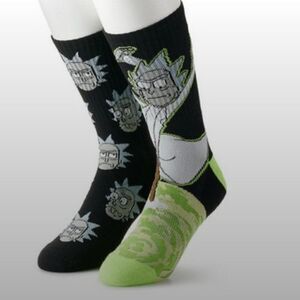 Adult Swim Rick and Morty Crew Socks